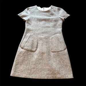 Grey wool blend McGinn shabby chic dress